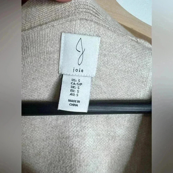 JOIE Open Front Button Soft Cardigan Size Small - Picture 6 of 7